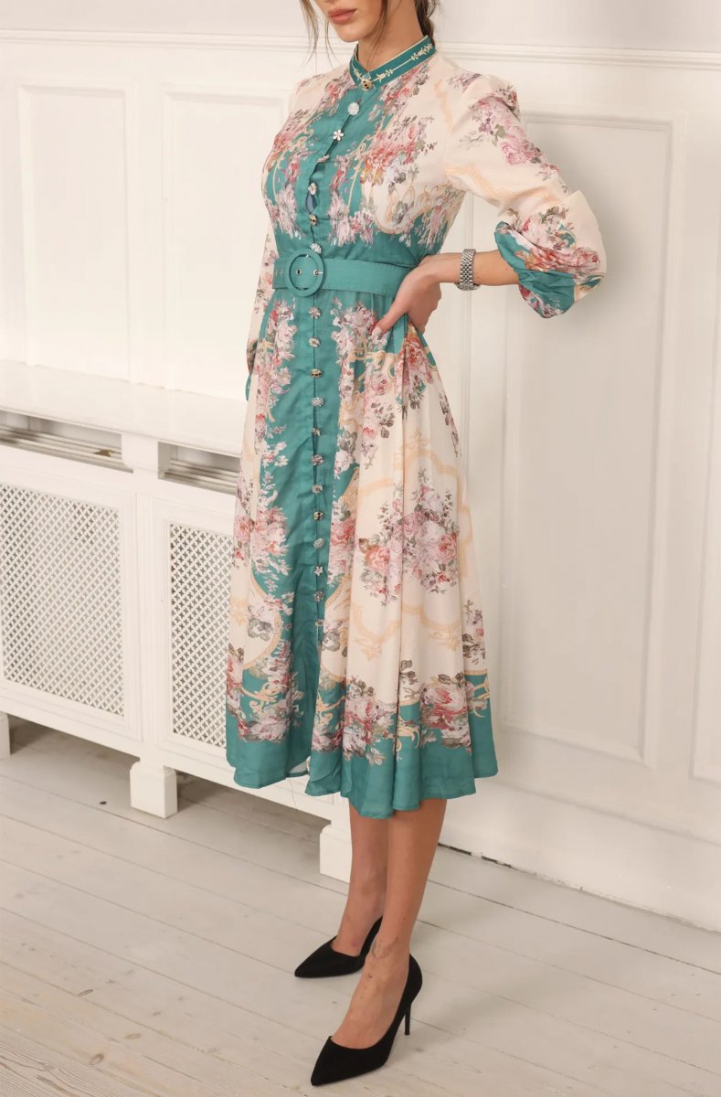 Mixed Brands - Dress 20431 Green - WOMEN