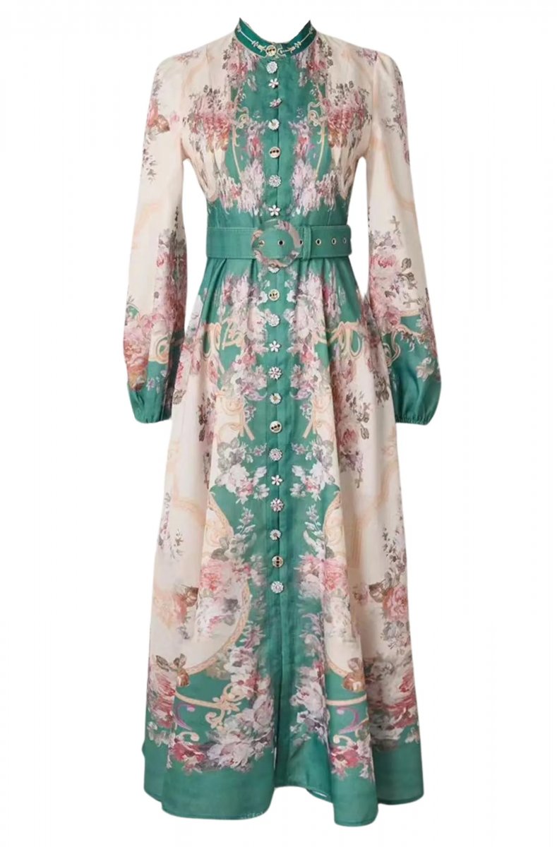 Mixed Brands - Dress 20431 Green - WOMEN