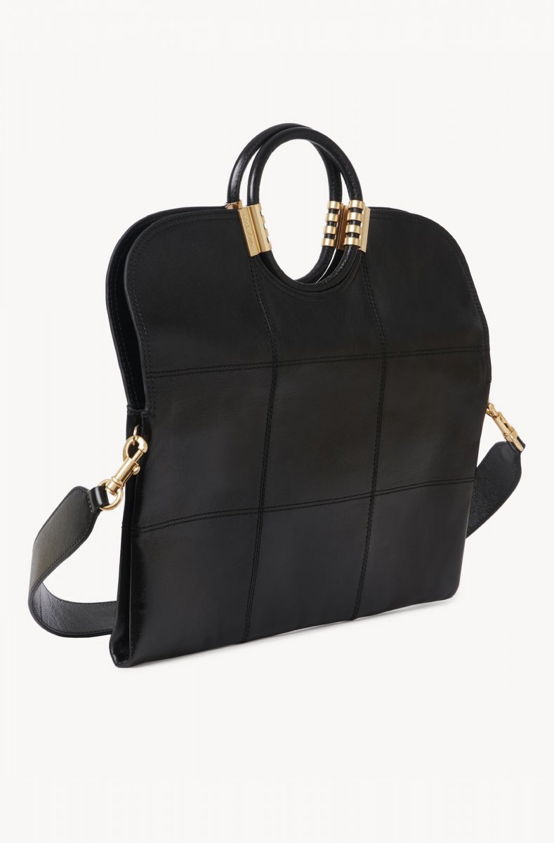 See by Chloe - Eleonora Fold-Over-Clutch Black